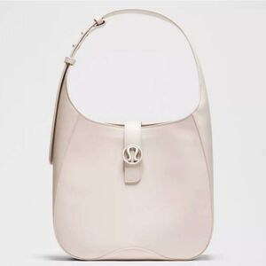 Lululemon Shoulder Bag Leather Alternative Cashew Cream with Dust Bag New